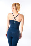 Tia Cami Tank Top - Blue