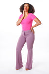 Estelle Fitted Flare - Mauve