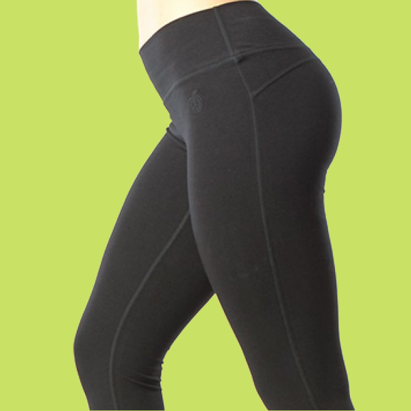 Cariloha Bamboo Pieced Athletic Legging - Black Legging 1 Pc - Walmart.com