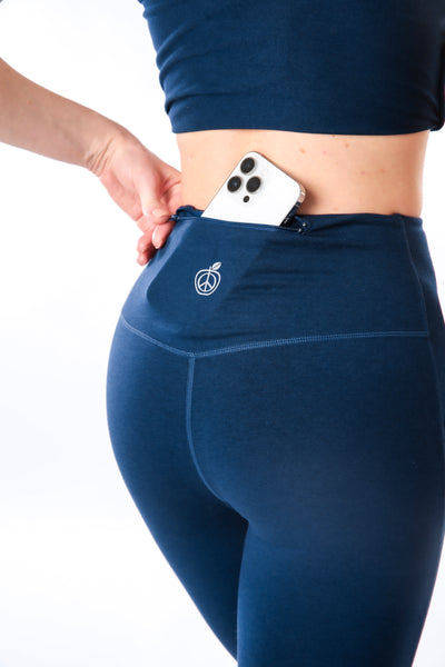 Gia Sports Leggings - Navy Blue