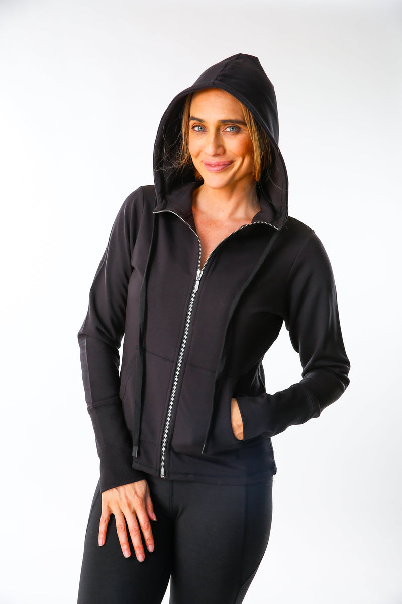 Green Apple Active New Kat Jacket - Jet Black New Kat Jacket - Jet Black