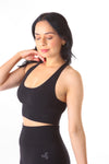 Eco Aria Racer Bra Top - Black